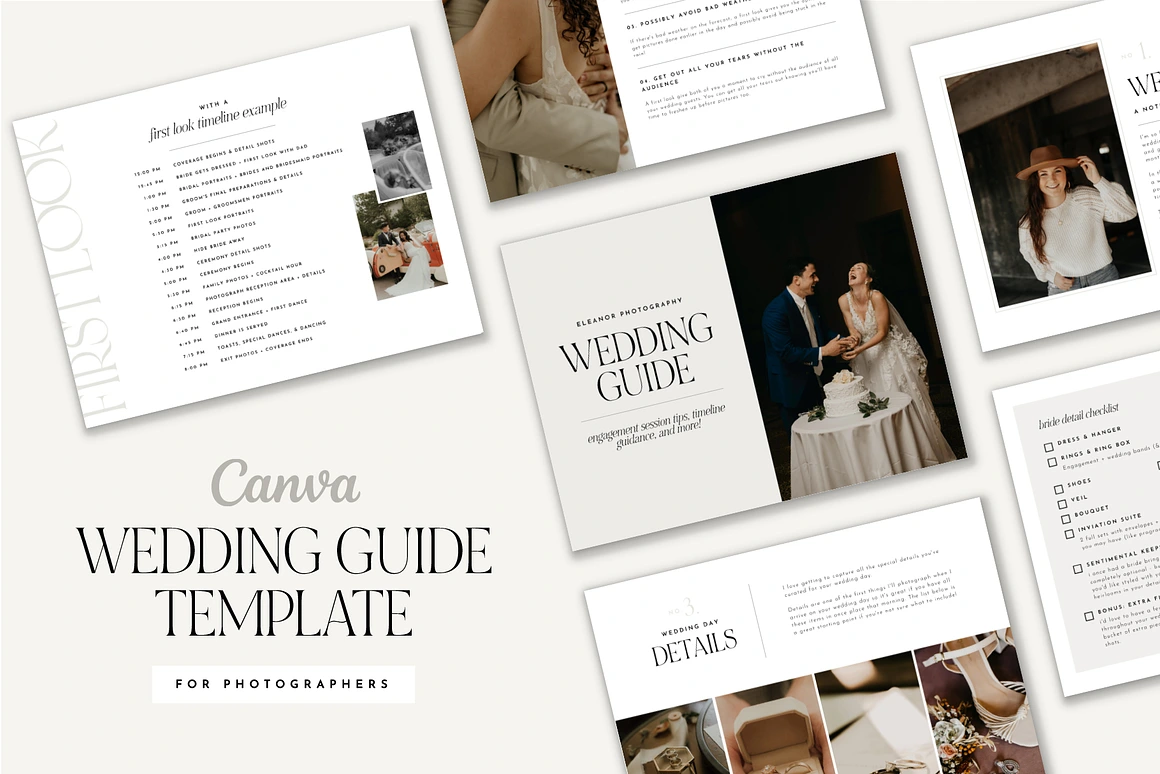 Canva Wedding Guide Template