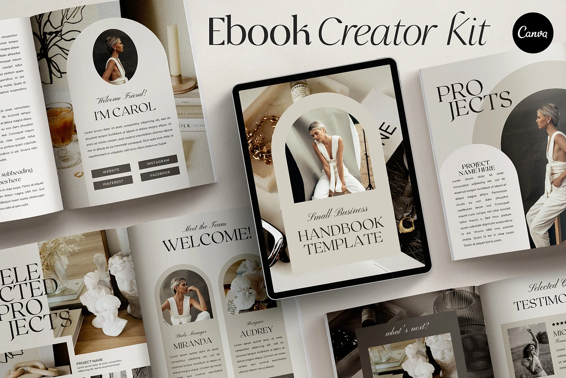 Classic Ebook Template CANVA