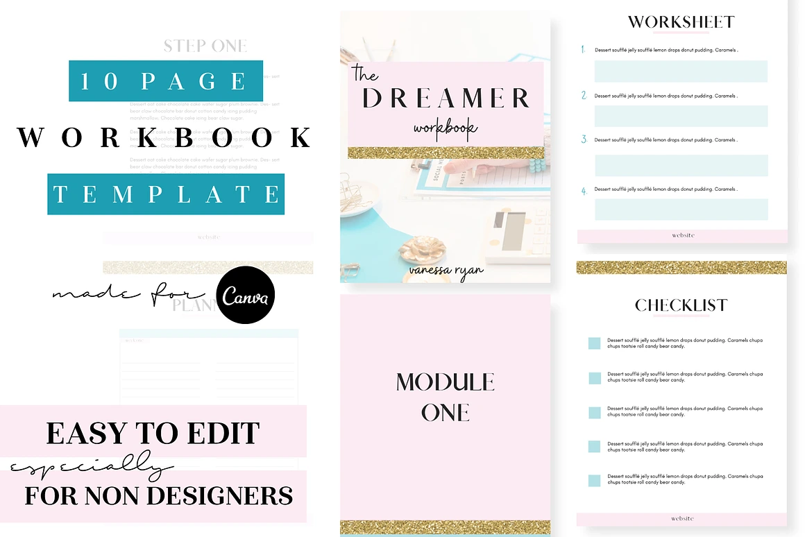 Dreamer Workbook Canva - Image 2